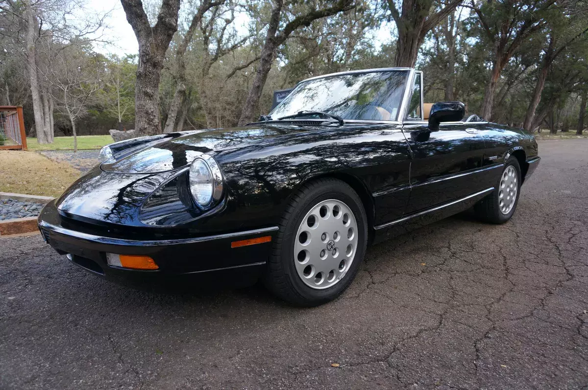 1991 Alfa Romeo Spider small convertible roadster with low miles and garage kept 1991 Alfa Romeo Spider