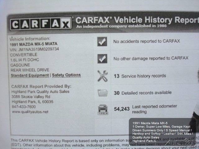 1991 Mazda MX-5 Miata Base 2dr Convertible - photo 7