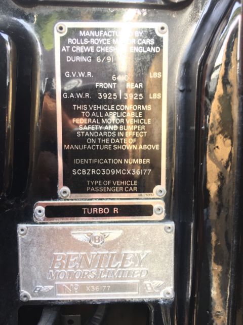 1991 Bentley Turbo R - photo 7