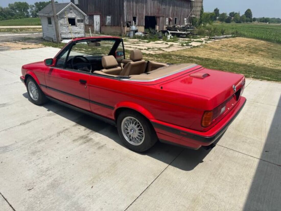 1991 BMW 3-Series Convertible Red RWD Automatic IC AUTOMATIC 1991 BMW 3-Series IC AUTOMATIC