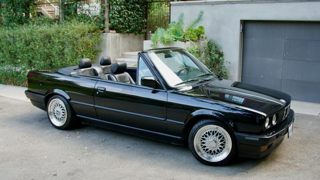 1991 BMW 318i / 325i Convertible Black Manual E30 1991 BMW E30 I