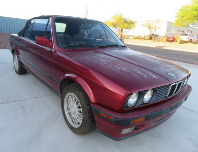 1991 BMW 325i convertible BBS loaded Az survivor LSD E90 Rare color AC M3 1991 BMW 3-Series BBS