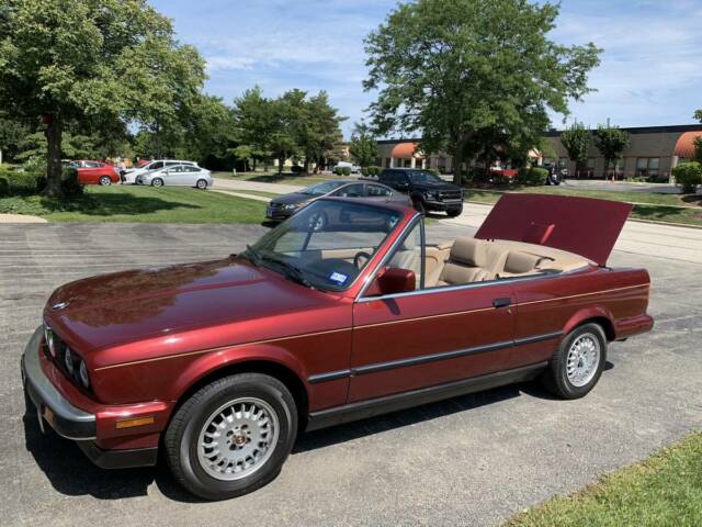 1991 BMW 325i Convertible Calypso Red 1991 BMW 3-Series Convertible