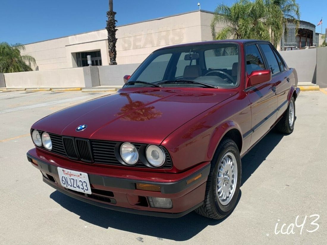 1991 BMW 325i Super CLEAN! E30 70Pix 5Videos 4 Door Automatic Calypsorot-Metalic 1991 BMW 3-Series