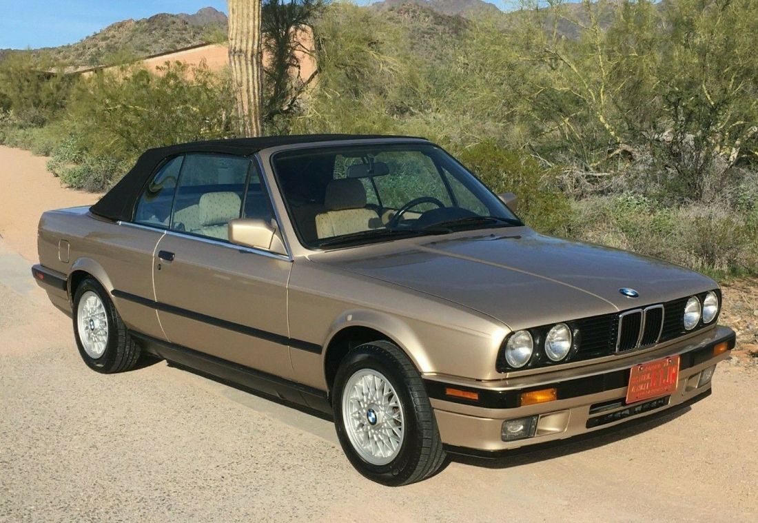 1991 BMW 325IC Convertible- 2 owners, Arizona rust free car from new 1991 BMW 3-Series
