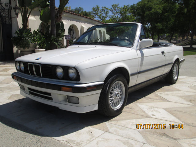 1991 BMW 325ic Convertible 5sp 127k Original Miles Clean Title Runs Drives Xclnt 1991 BMW 3-Series IC Cabrio