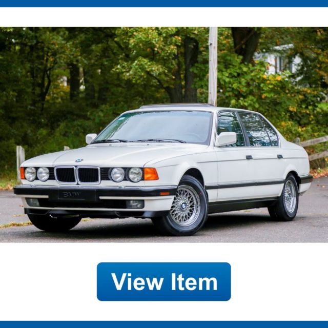 1991 BMW 750IL V12 RARE California Car Low 70K Miles Serviced CARFAX 1991 BMW 7-Series Base Sedan 4-Door