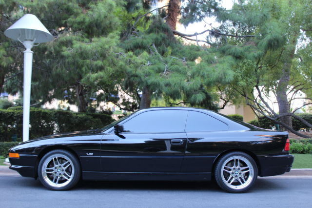 1991 BMW 850 BLACK ON BLACK PRISTINE CONDITION 2 OWNERS NON SMOKER 1991 BMW 8-Series