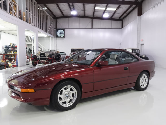 1991 BMW 850i COUPE, Top-of-the-Line Model, Low Miles!! 1991 BMW 8-Series Includes Service Records from new, Stunning!