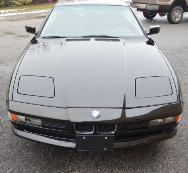 1991 BMW 850i V12 Coupe Low Miles Great Condition Black on Black 1991 BMW 8-Series