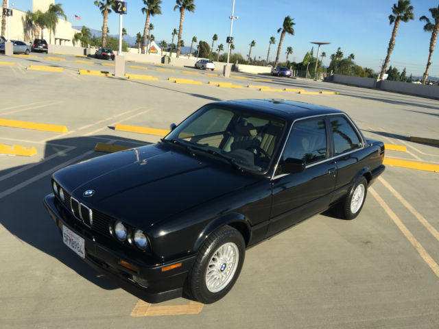 1991 BMW E30 325is GLASS SUNROOF! Lots PIX VIDEOS! CLEAN! 5spd 2Door 2.5L Black 1991 BMW 3-Series 325is