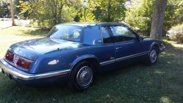 1991 Buick Riviera Coupe 3.8 V6, 76,000 Original Miles, with Premium Car Cover 1991 Buick Riviera