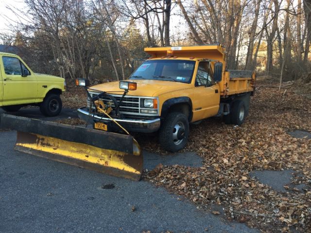 1991 Chevrolet 3500 4x4 dump truck mason dump plow truck 25k original miles 1991 Chevrolet C/K Pickup 3500 Cheyenne