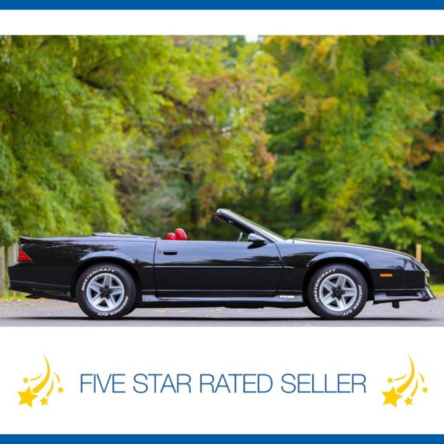 1991 Chevrolet Camaro Red Leather 5sp VIDEO Convertible 48K mi CARFAX 1991 Chevrolet Camaro Camaro Leather 5SP Manual Convertible 48K mi CARFAX
