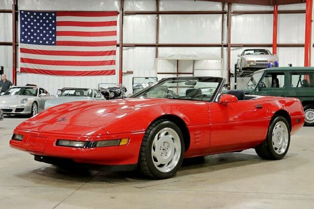 1991 Chevrolet Corvette Convertible 50486 Miles Red Convertible 5.7L V8 Automati 1991 Chevrolet Corvette Convertible