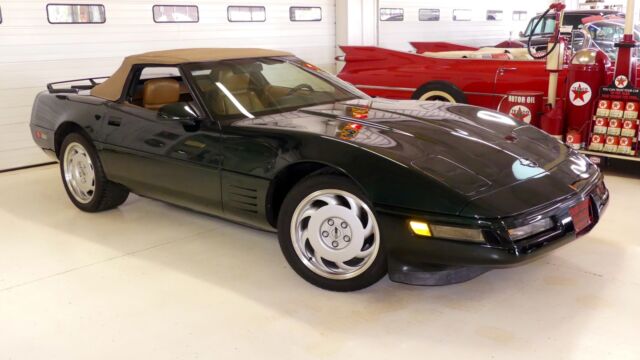 1991 Chevrolet Corvette Convertible 62028 Miles POLO GREEN METALLIC Convertible 1991 Chevrolet Corvette Convertible