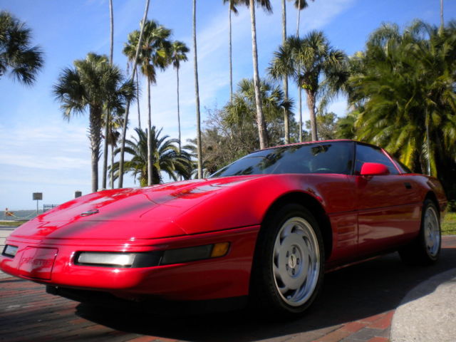 1991 Chevrolet Corvette Targa Very Rare Z07 Package Vehicle RED/RED 1 OF 169!!!! 1991 Chevrolet Corvette z07