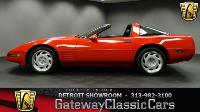 1991 Chevrolet Corvette ZR-1 17637 Miles Red Targa Top 5.7L V8 MPI DOHC 32V 6 Sp 1991 Chevrolet Corvette ZR-1