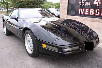 1991 Chevrolet Corvette ZR-1 6-Speed Leather Glass Top Rare Power Seats Clean 1991 Chevrolet Corvette ZR-1