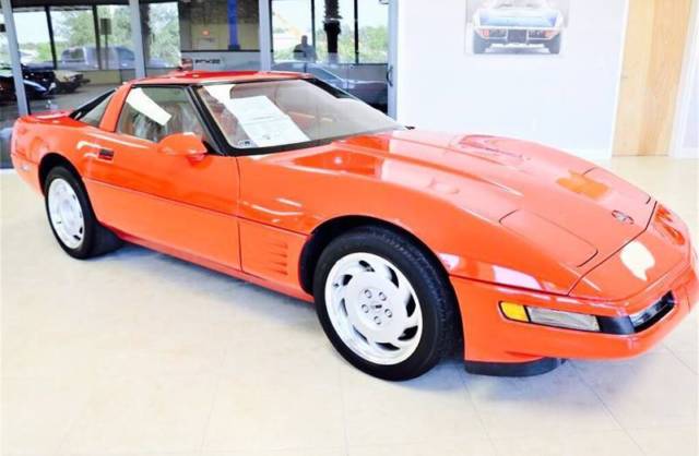 1991 Chevrolet Corvette ZR1 1,600 Original Miles Red on Red For Sale 1991 Chevrolet Corvette ZR1 2dr Hatchback