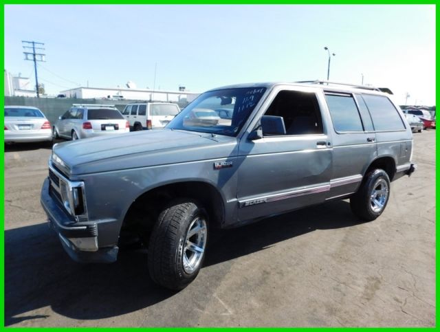 1991 Chevrolet S-10 Blazer Used 4.3L V6 12V Automatic NO RESERVE 1991 Chevrolet S-10
