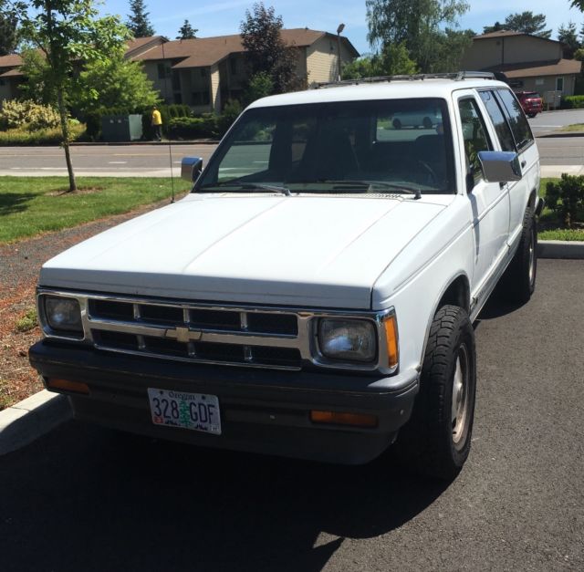 1991 Chevy Blazer - it runs, every day, without fail. 1991 Chevrolet Blazer