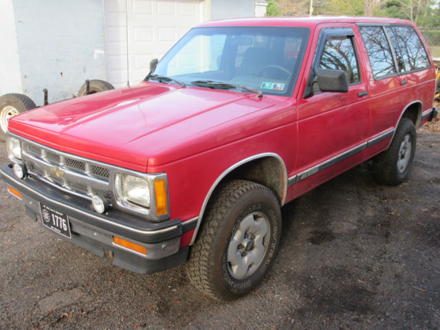 1991 CHEVY S10 BLAZER. 4X4. 4 DOOR. V-6. NOT ALL ROTTED OUT!! INSPECTED 12/17. 1991 Chevrolet S-10