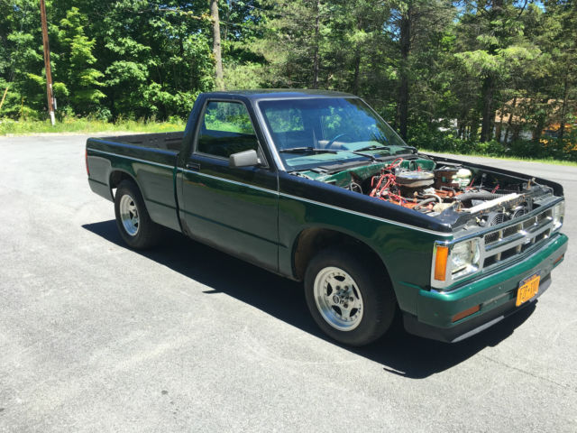 1991 Chevy Short Bed Truck 454 Bbc Turbo 400 Posi Hot Rat Street Rod Prostreet 1991 Chevrolet S-10 454 BBC HOT RAT STREET ROD TRUCK