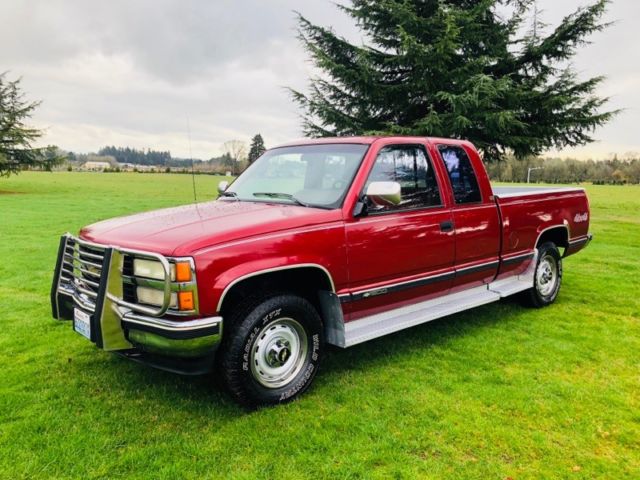 1991 CHEVY SILVERADO 1500 4X4 EXCAB SHORT BED V8 AUTOMATIC ONE CLEAN TRUCK 1991 Chevrolet Silverado 1500 SILVERADO