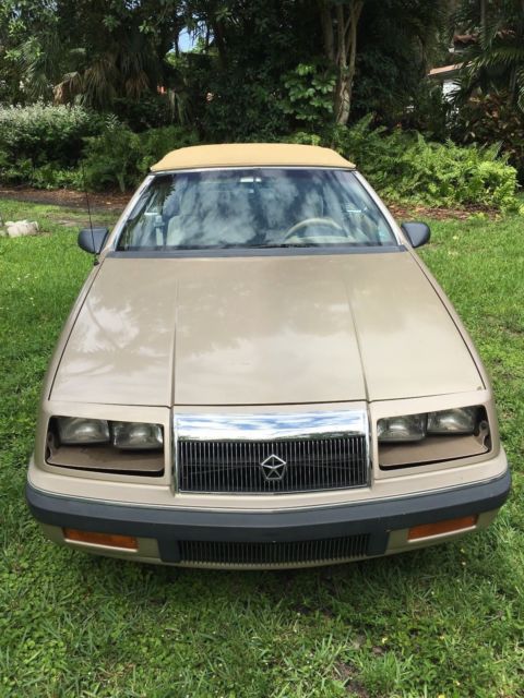 1991 Chrysler Le Baron Convertible 1991 Chrysler LeBaron LX