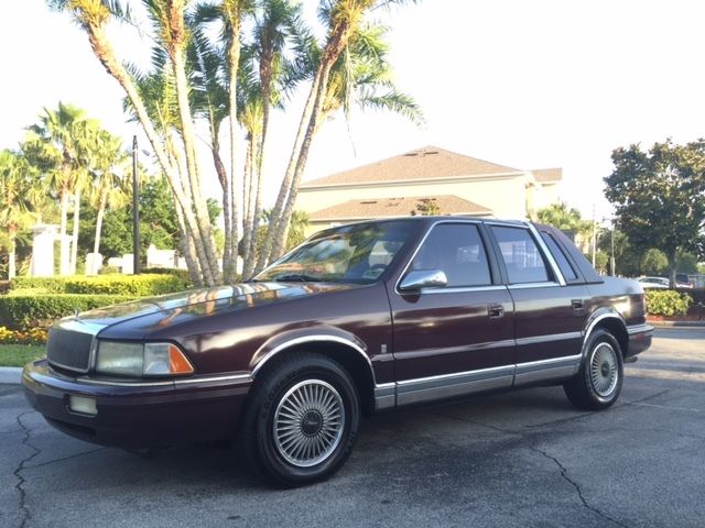 1991 Chrysler Lebaron 39,000 Low Miles 4 Door Automatic Florida Clean No Reserve 1991 Chrysler LeBaron