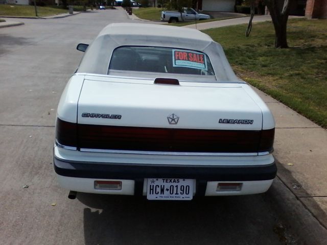 1991 Chrysler LeBaron - photo 3