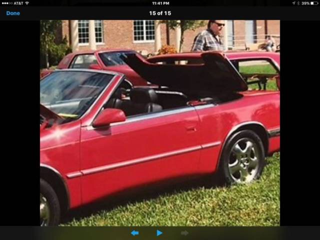 1991 Chrysler Maserati Convertible 1991 Maserati Coupe