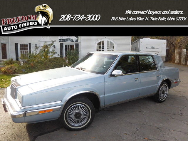 1991 Chrysler New Yorker Salon,lee Iacocca,original car, 1 family owned 1991 Chrysler New Yorker Salon