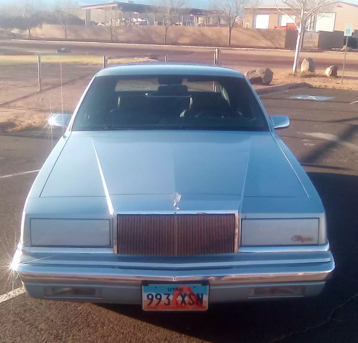 1991 Chrysler New Yorker Sedan Blue FIFTH AVENUE 1991 Chrysler New Yorker FIFTH AVENUE