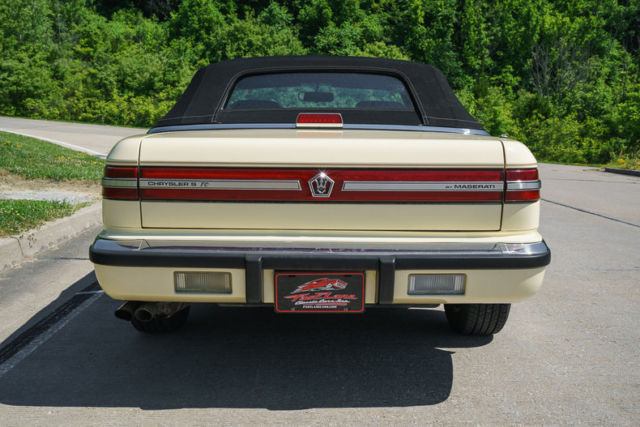 1991 Chrysler TC by Maserati - photo 7