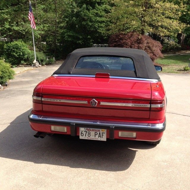 1991 Chrysler TC by Maserati - photo 8