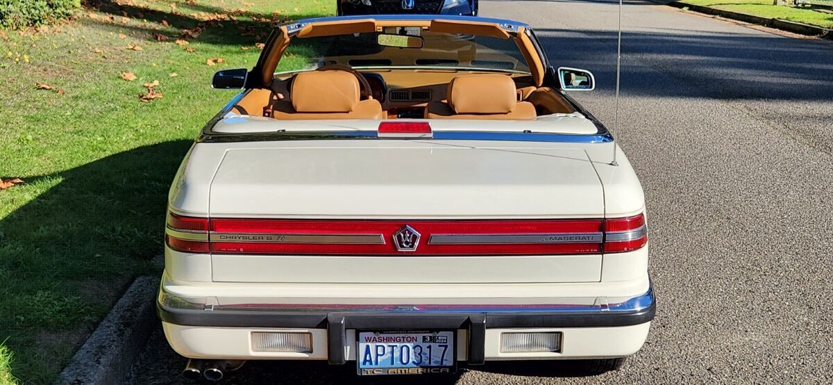 1991 Chrysler TC Maserati - photo 5