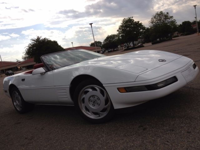 1991 Corvette Convertible Cream Puff Super Low 4419 Actual Miles 1991 Chevrolet Corvette