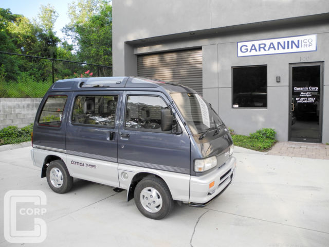 1991 Daihatsu Atrai Kei Mini Van 650cc Intercooler Turbo RHD Rare Honda Subaru 1991 Daihatsu Atrai Van Super Deluxe Super Multi Roof Show Condition