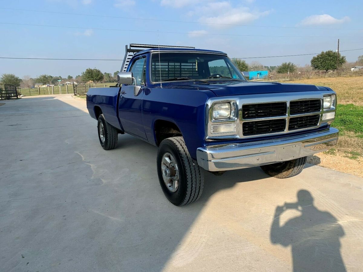 1991 Dodge power Ram 2500 250 4x4 5.9 Turbo Diesel - 1st gen Cummins LB SC 1991 Dodge Ram 2500