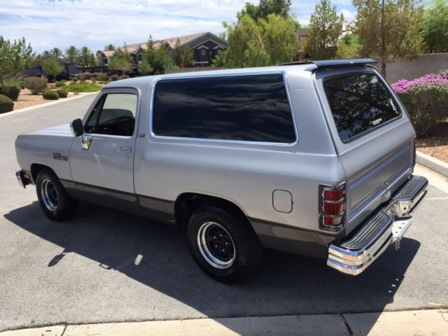 1991 dodge ram charger LE 1991 Dodge Ramcharger LE