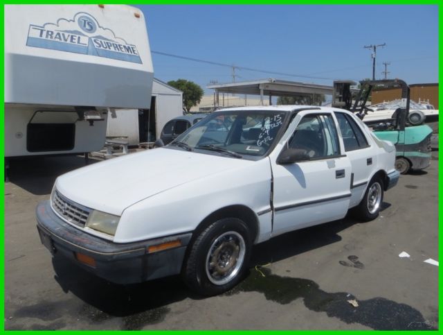 1991 Dodge Shadow Highline Sundance Highline Used 2.5L I4 8V NO RESERVE 1991 Dodge Shadow Highline