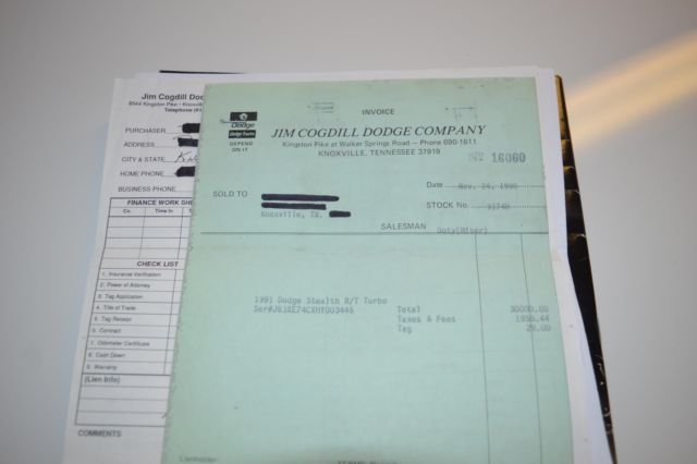 1991 Dodge Stealth R/T Only 8K Original Miles All Docs - photo 6