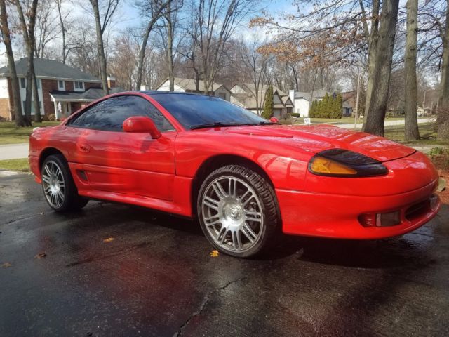 1991 DODGE STEALTH R/T TURBO 77K ORIGINAL MILES NICE CAR RED 1991 Dodge Stealth R/T Twin Turbo