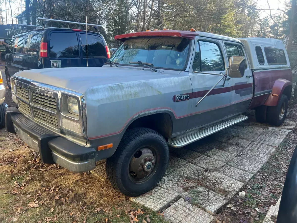 1991 Dodge W-Series Grey W300 1991 Dodge Ram 3500 W300