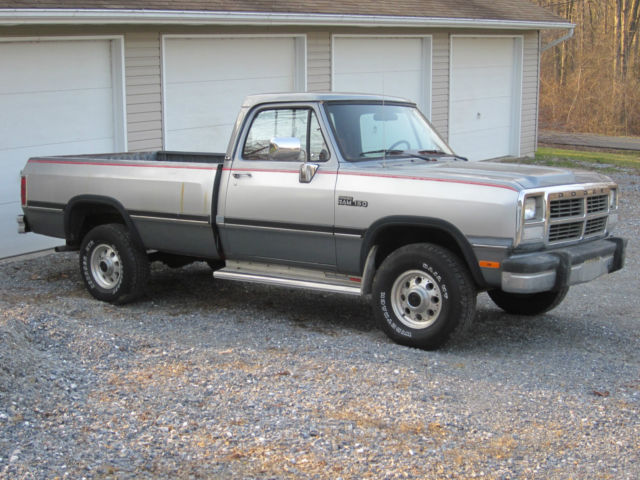 1991 Dodge W150 Base Standard Cab Pickup 2-Door 5.2L 1991 Dodge Other Pickups SE