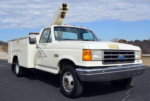 1991 F-350 Standard Cab Bucket Truck One Owner With Only 16,000 Original Miles! 1991 Ford F-350 Standard Cab Bucket Truck