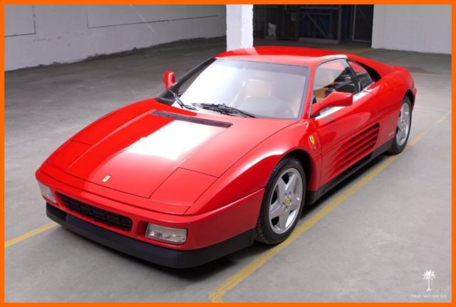 1991 Ferrari 348 tb Rosso Corsa 23,856 miles Service Records Original Paint 1991 Ferrari 348 tb