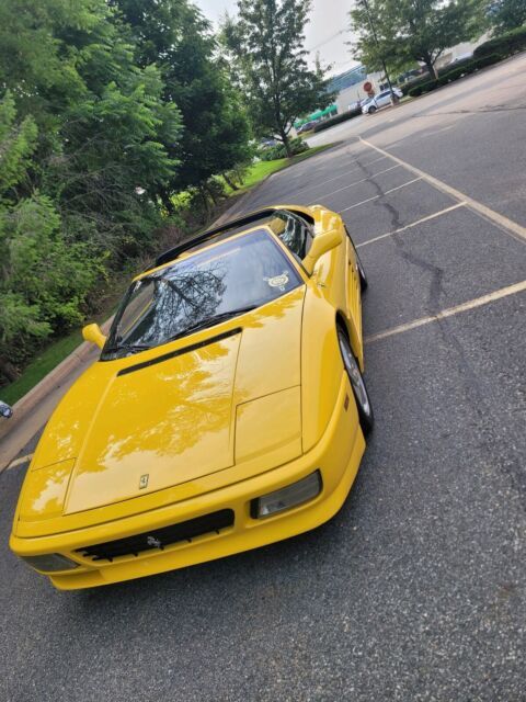 1991 Ferrari 348 TS Convertible Yellow RWD Manual TS 1991 Ferrari 348 TS